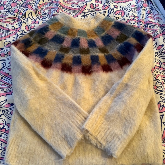 Madewell Multicolor Crew Neck Sweater - Picture 2 of 3
